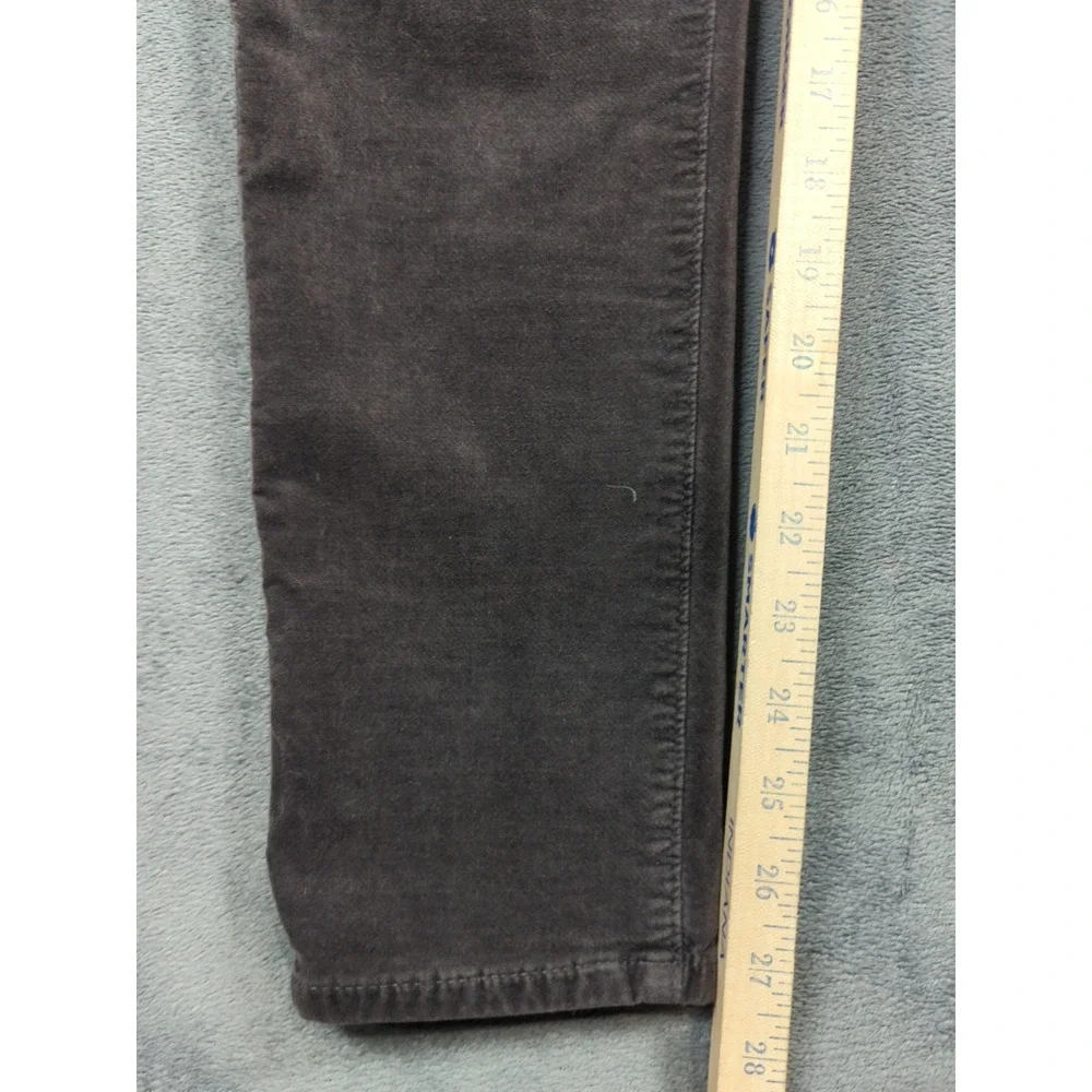 AG Stevie Ankle Pants Jeans Womens 28 28R Black‎ Velvet USA Limited Edition